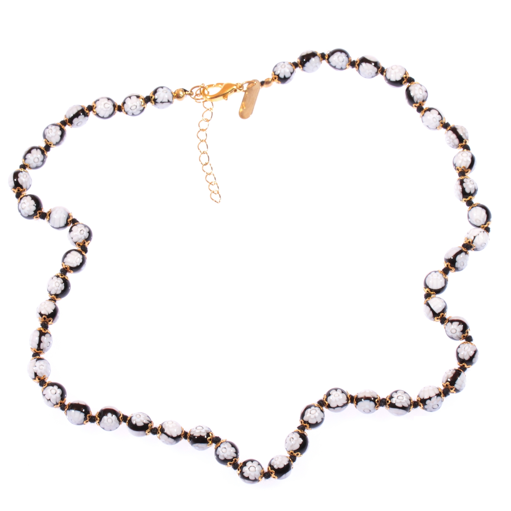 Collier Murano Glas Mille Fiori"