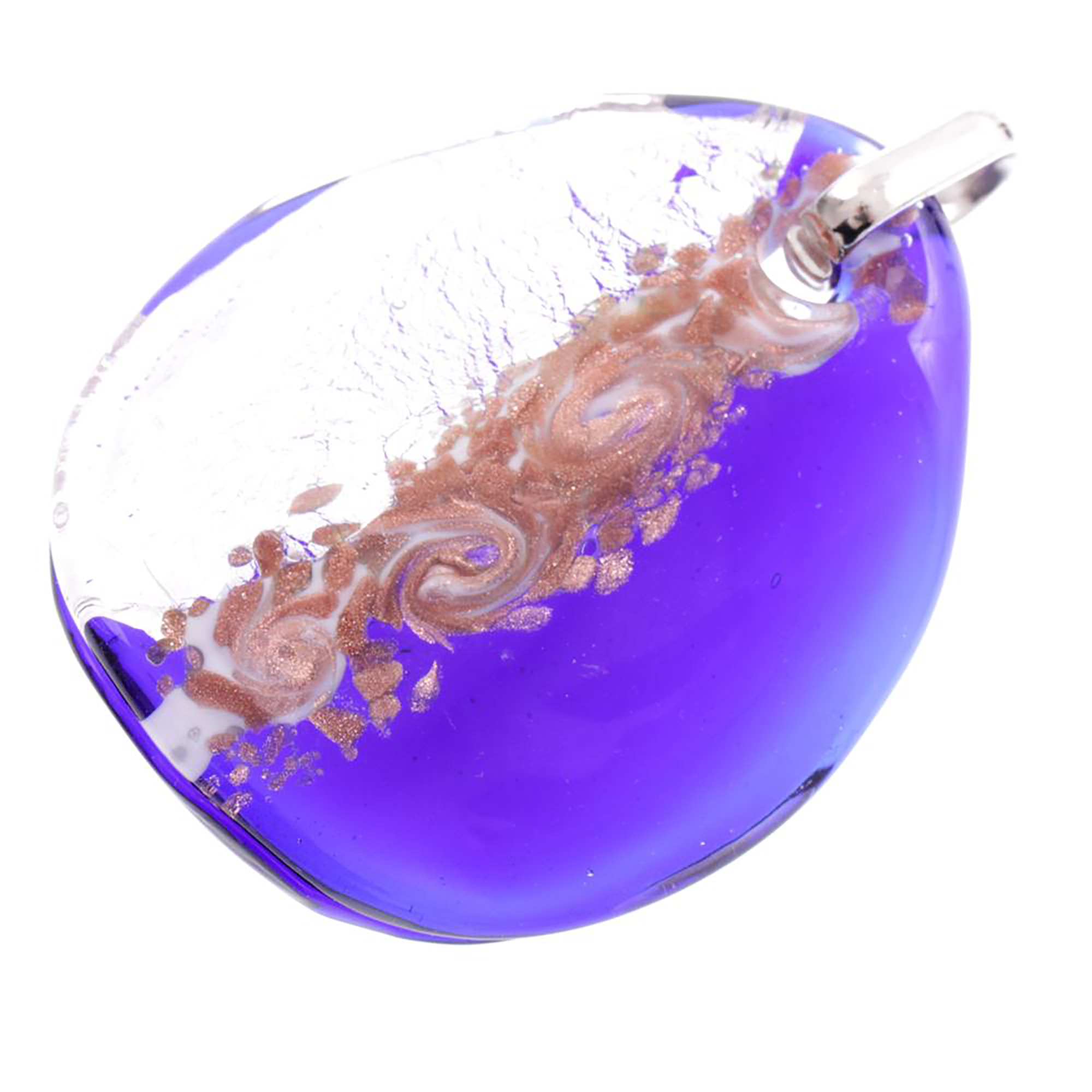 Anhänger "Ronja II" Murano Glas-dunkelblau Anhänger "Ronja II" Murano Glas-dunkelblau