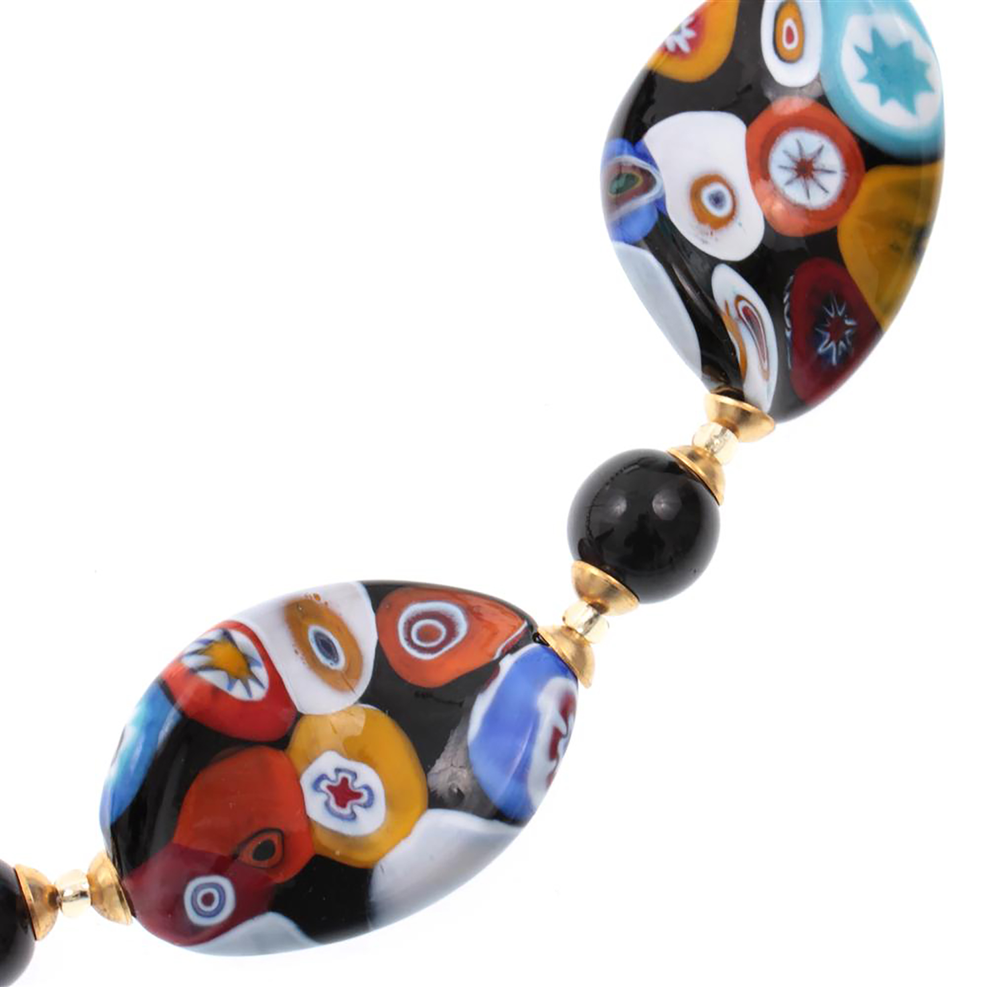 Mille Fiori Murano Glas Collier "Orlando" Halskette