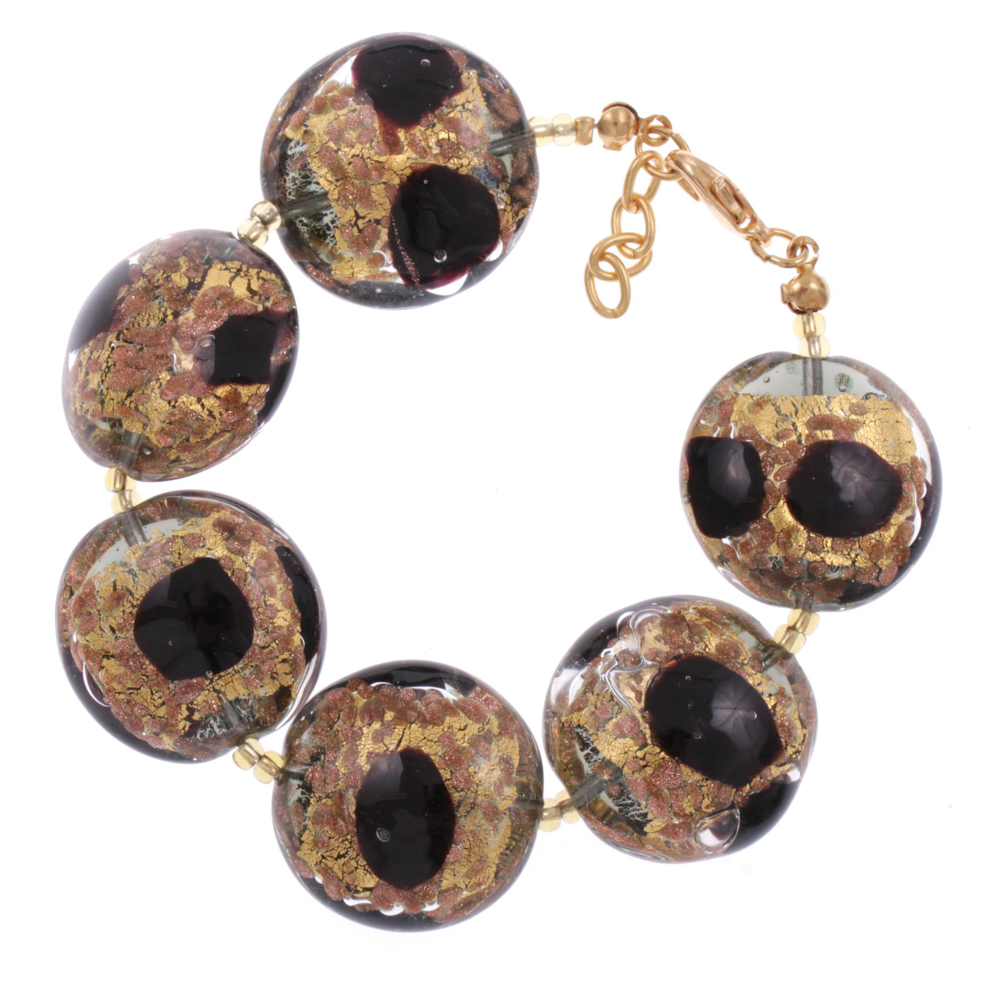 Armband Murano Glas "Padua" Armschmuck-gold