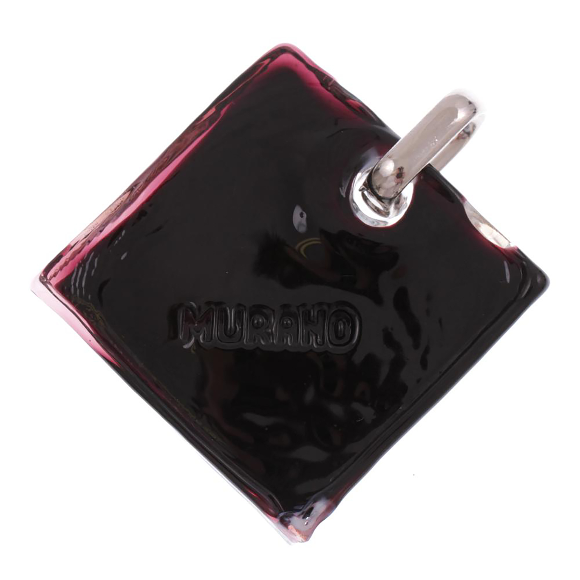 Murano Glas Anhänger "Yvette" -schwarz