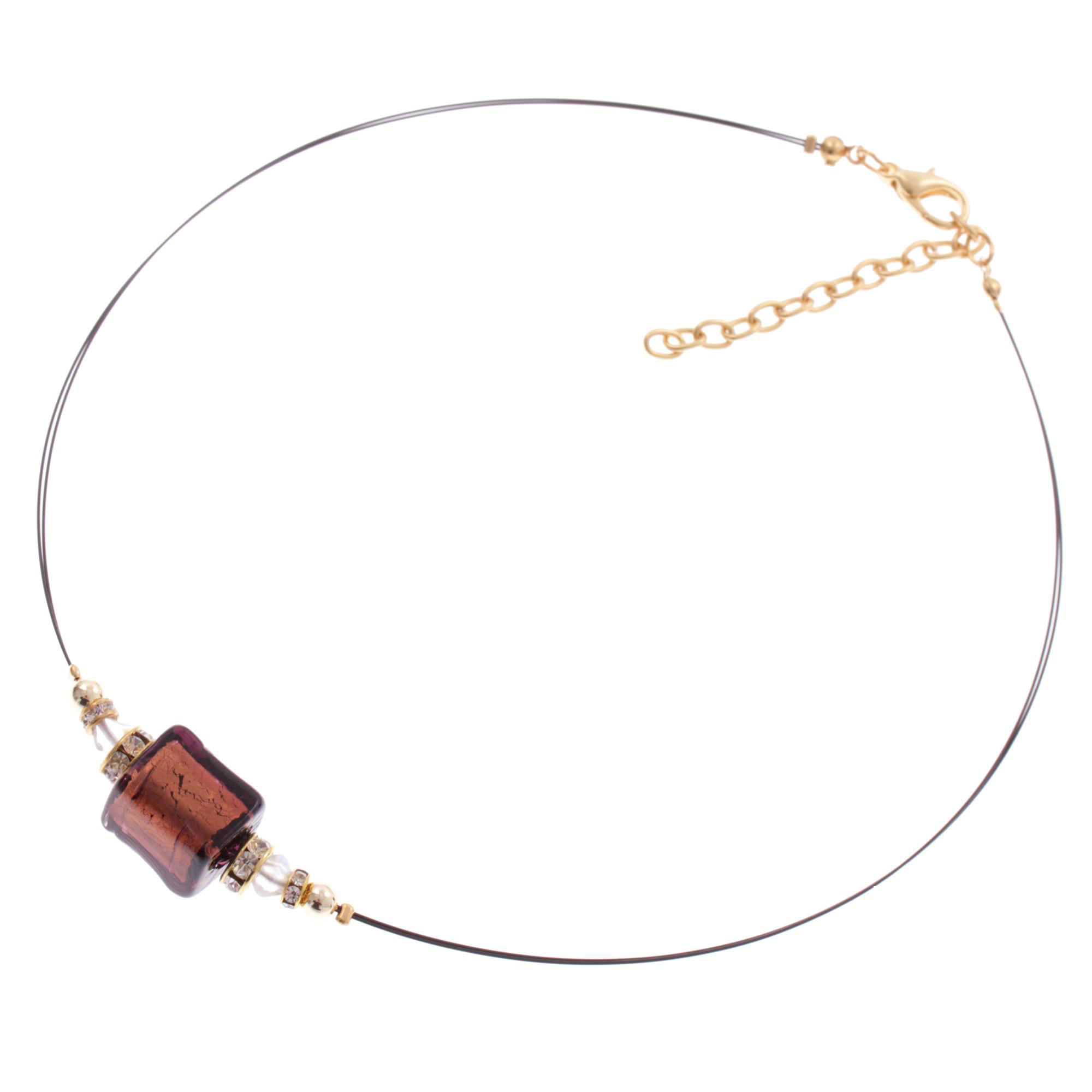 Collier "New York II" Murano Glas Halskette Collier "New York II" Murano Glas Halskette