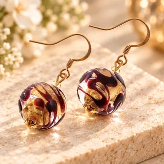 Ohrschmuck aus Muranoglas