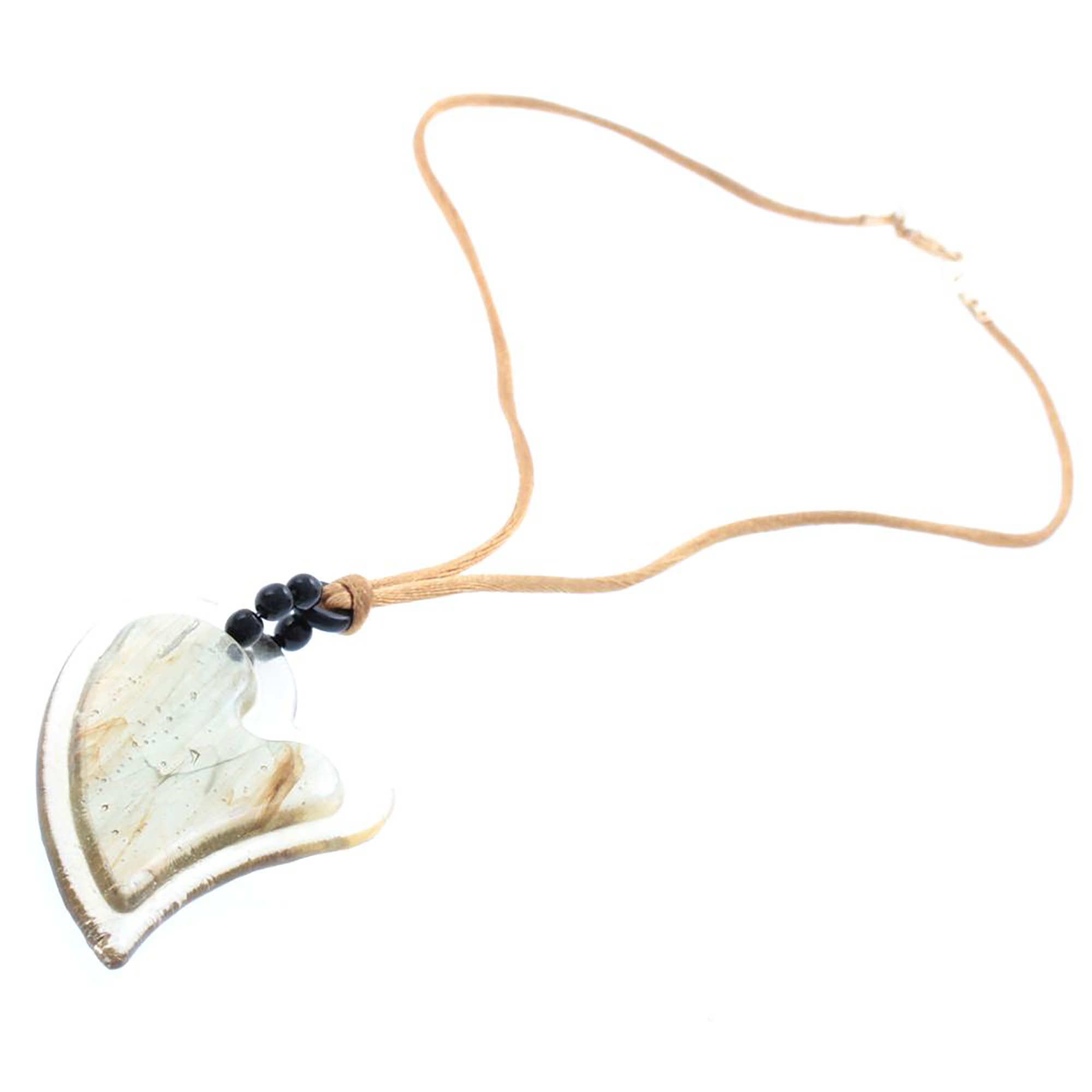 Collier Murano Glas "Ina" Halskette-creme Collier Murano Glas "Ina" Halskette-creme