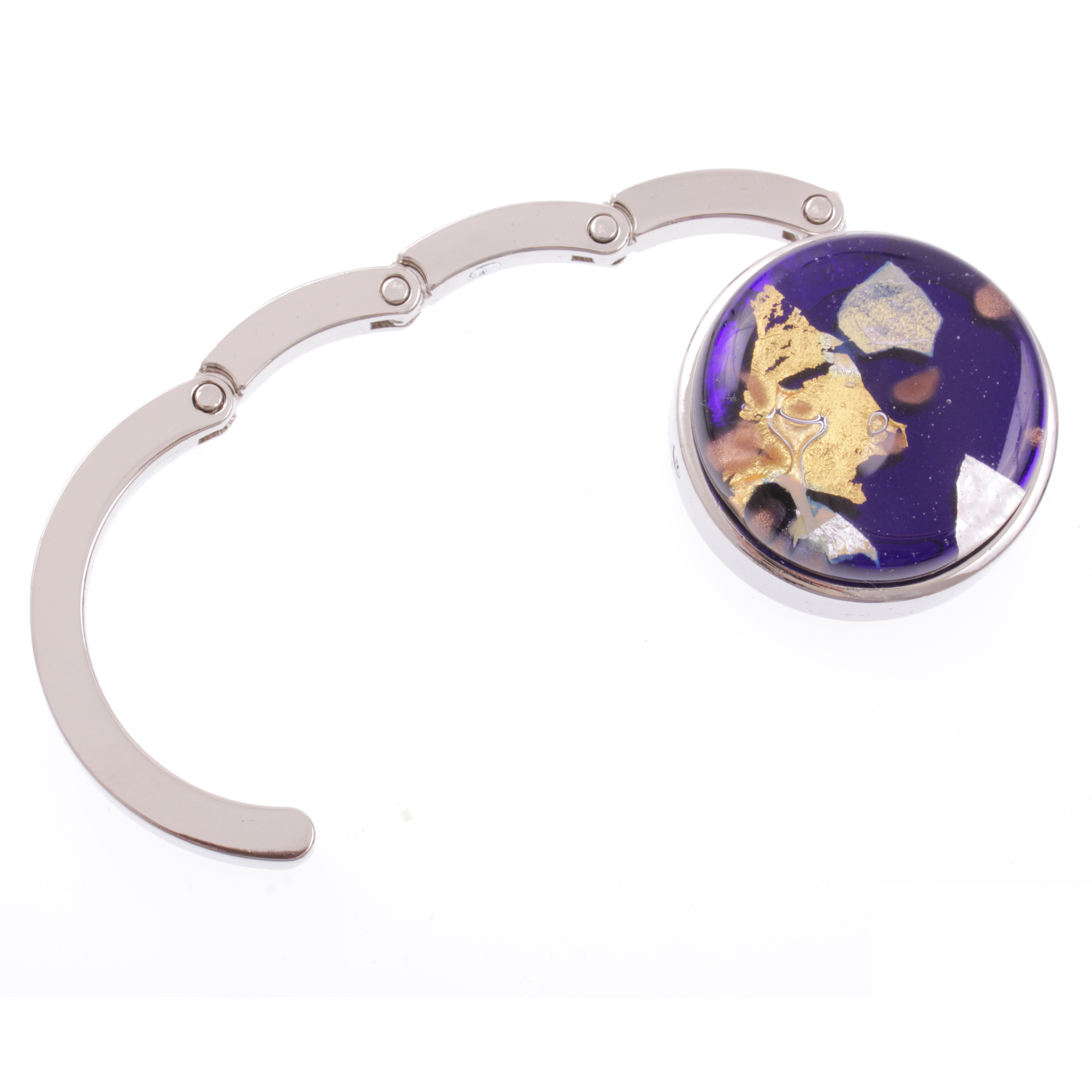 Murano Glas Taschenhalter-dunkelblau
