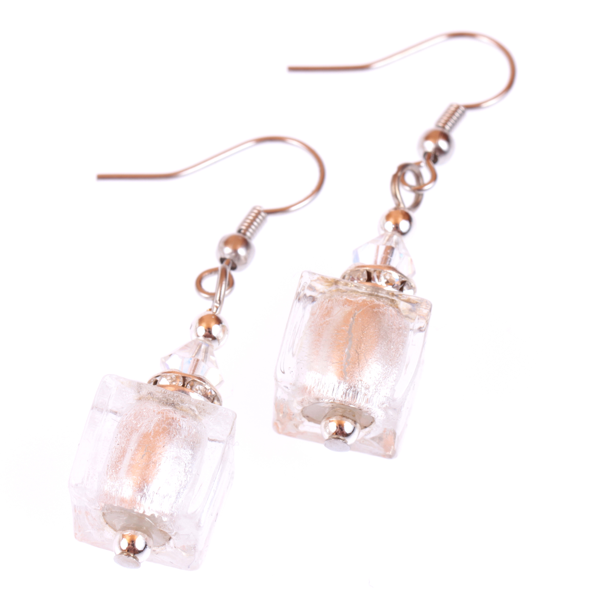 Muranoglas Ohrhaken "Udine"