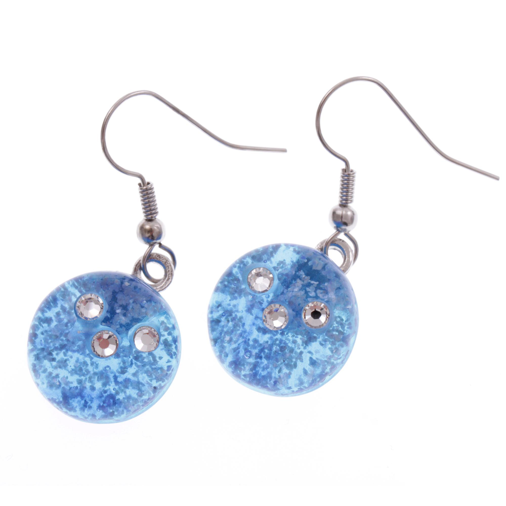Ohrhänger "Sara" Ohrschmuck Murano Glas-blau