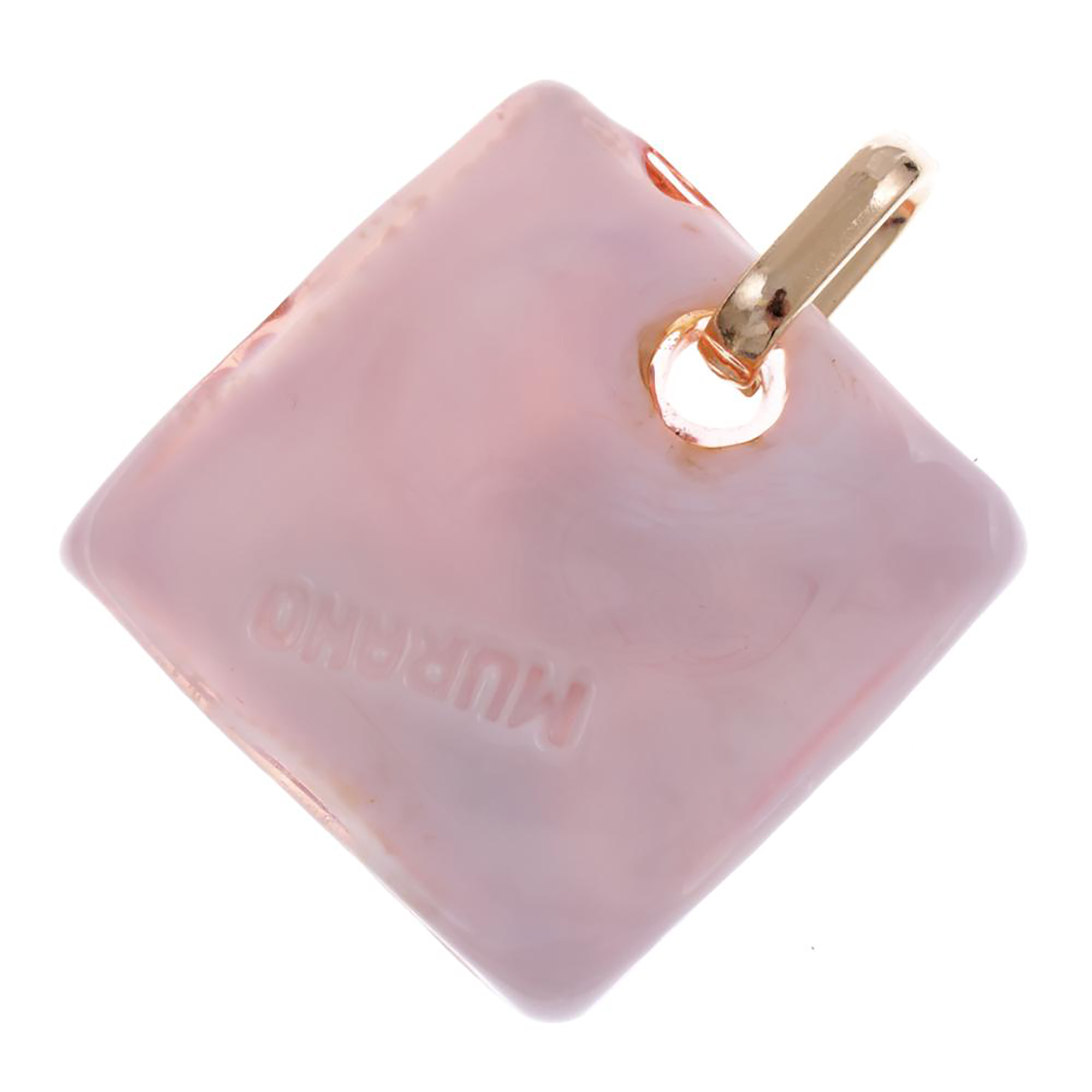 Murano Glas Anhänger "Yvette" -peach
