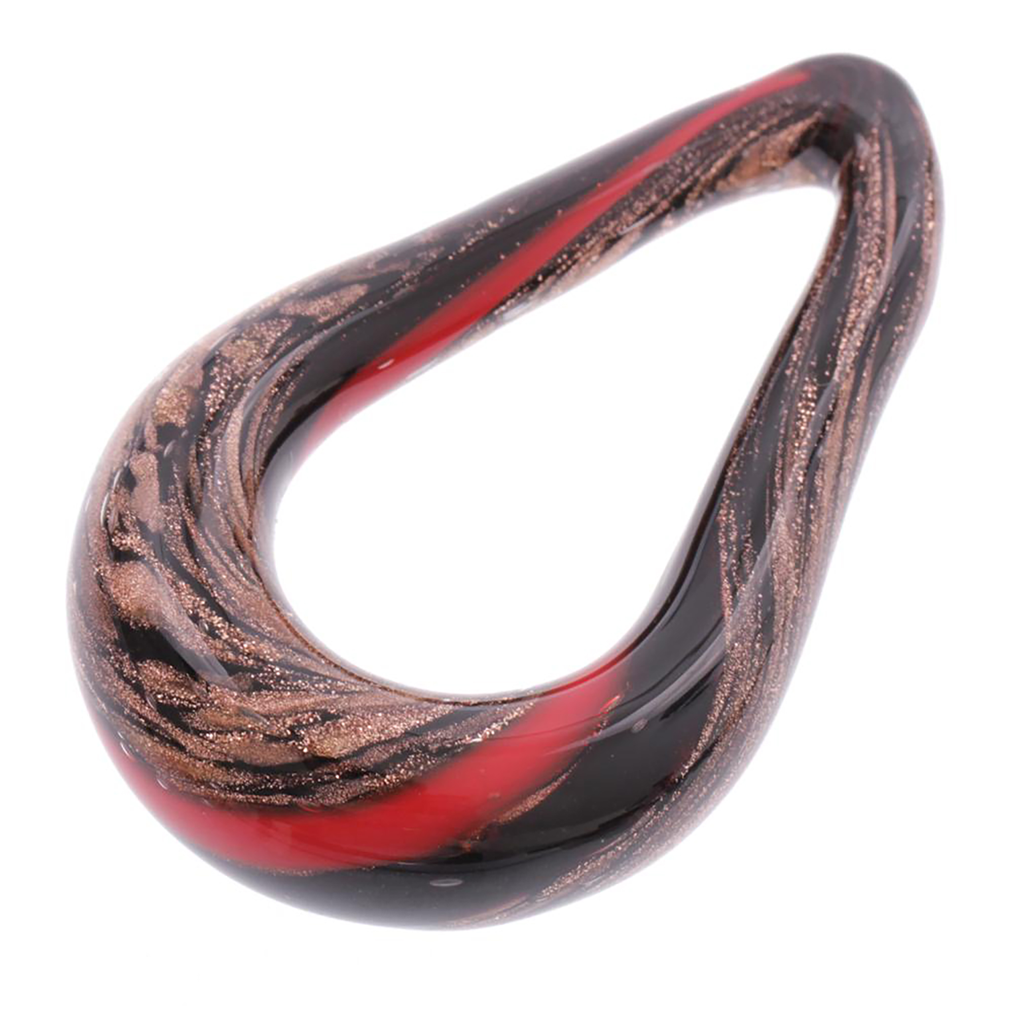 Anhänger Murano Glas Modell "Lavoro"-rot Anhänger Murano Glas Modell "Lavoro"-rot