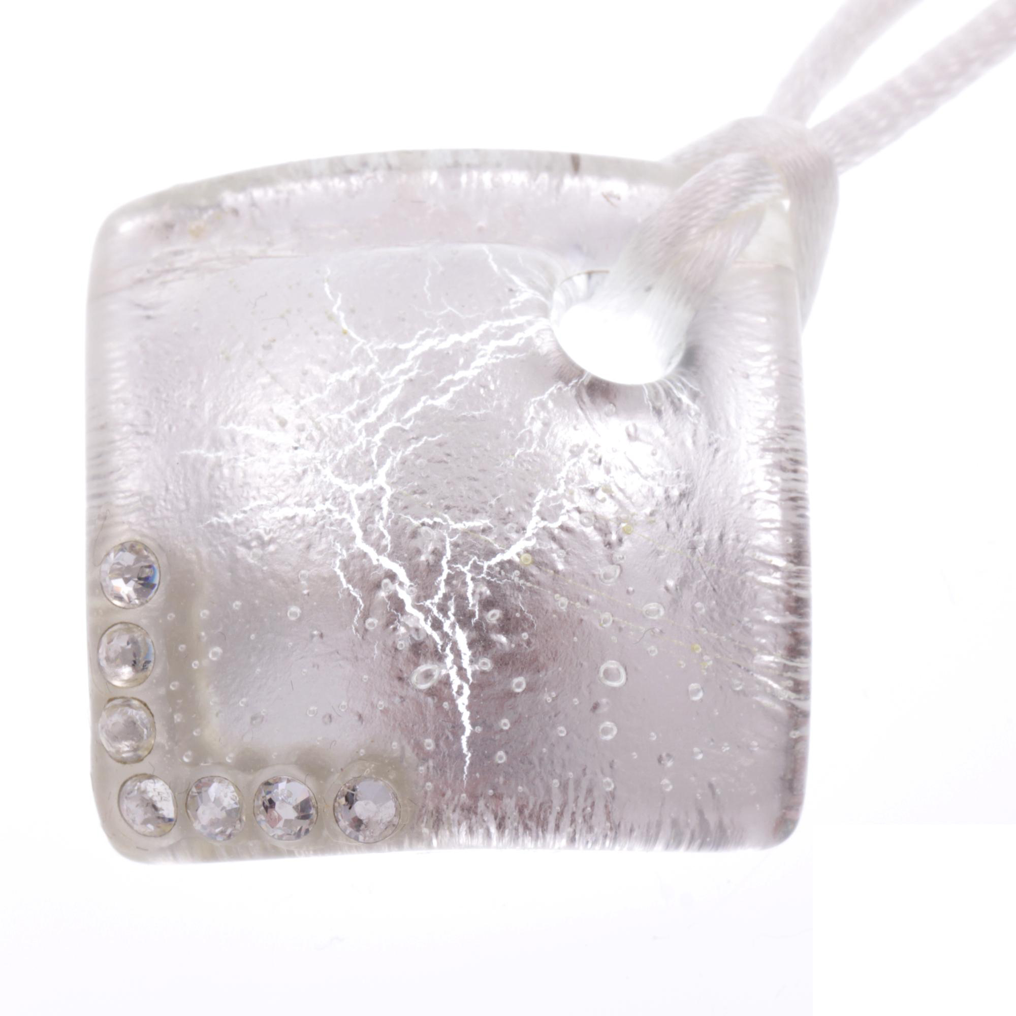 Collier "Giulia" Halskette Murano Glas-silber Collier "Giulia" Halskette Murano Glas-silber