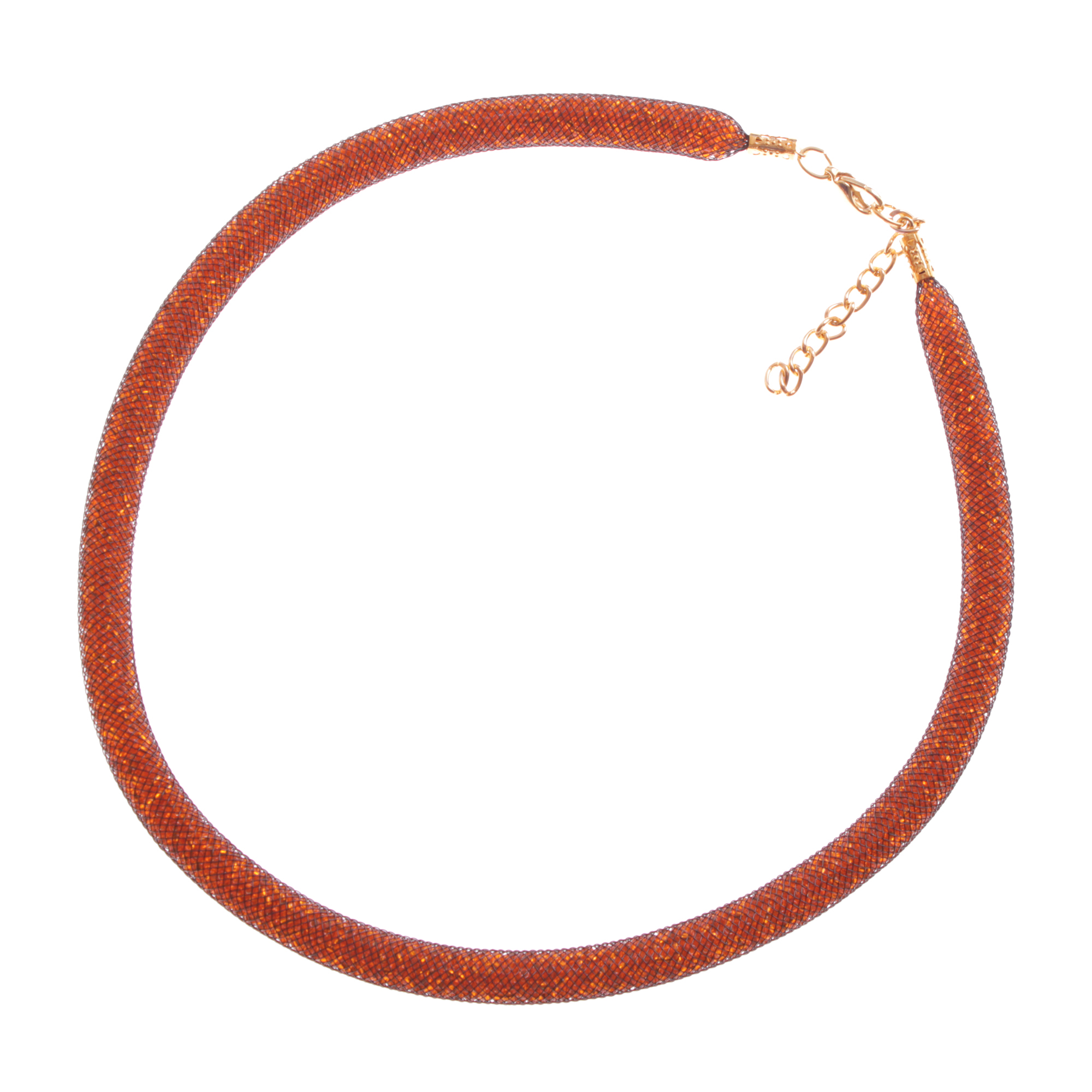 Eine besonder Kette für Ihre großen Anhänger! -dunkelorange