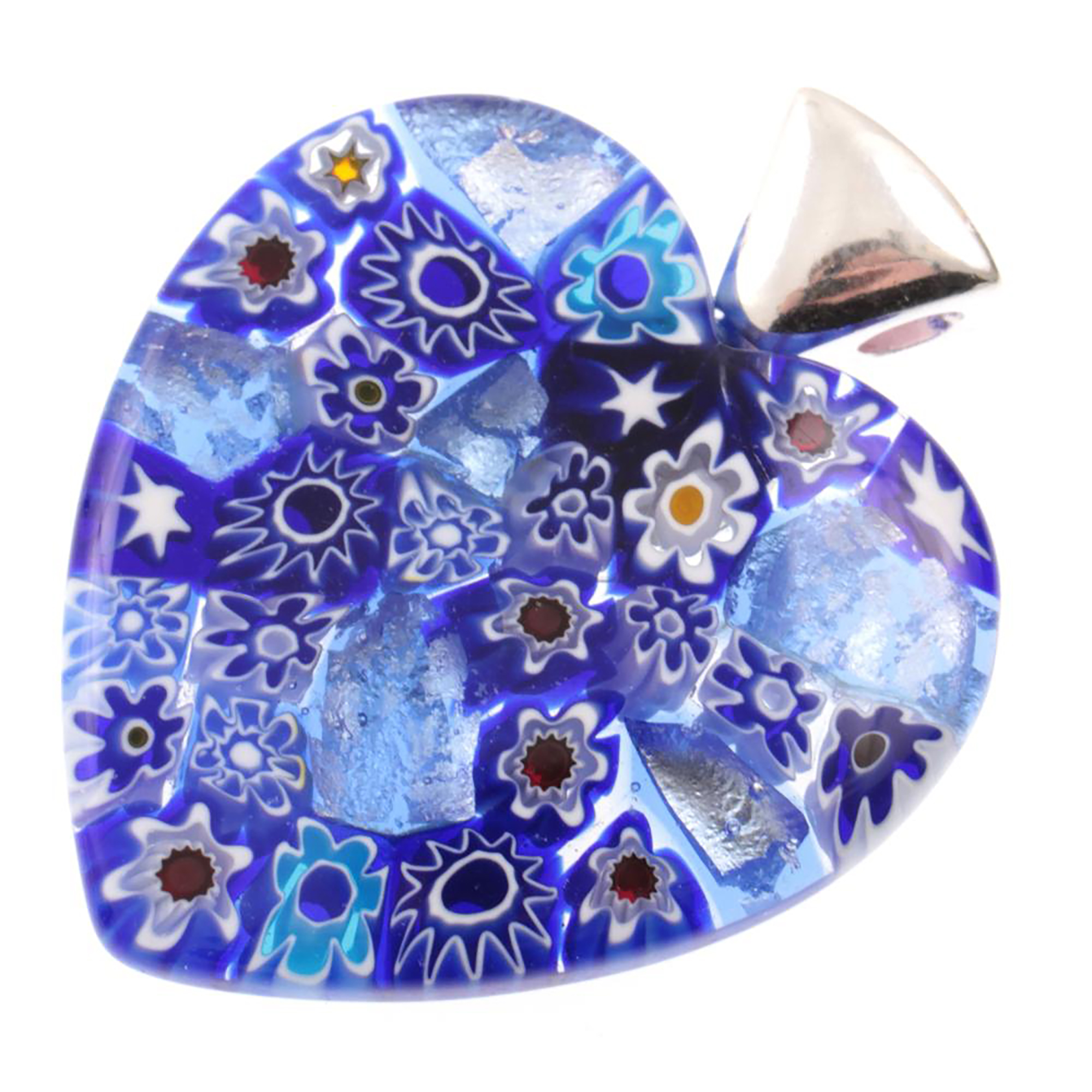 Ein hinreißender Muranoglas Anhänger "Milena"-dunkelblau
