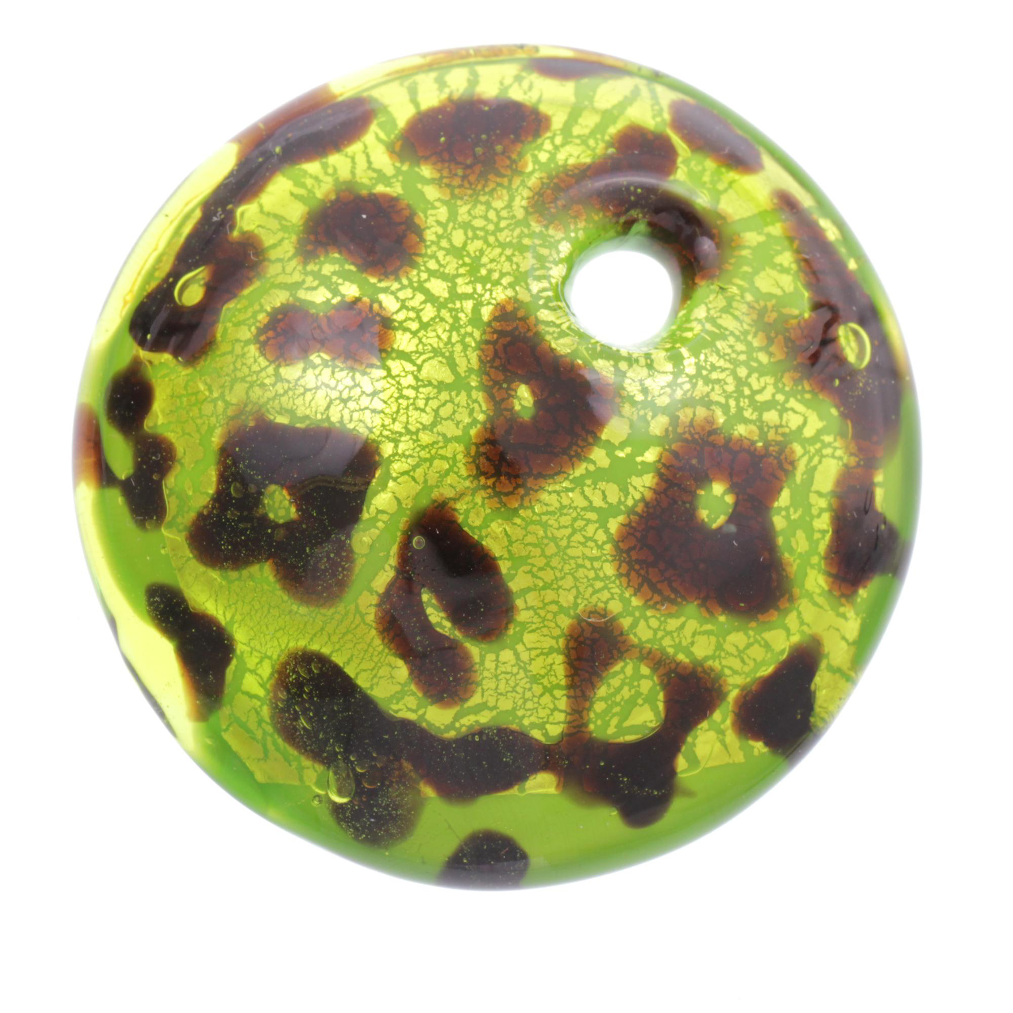 Anhänger aus Murano Glas Model "Bacino" -grün