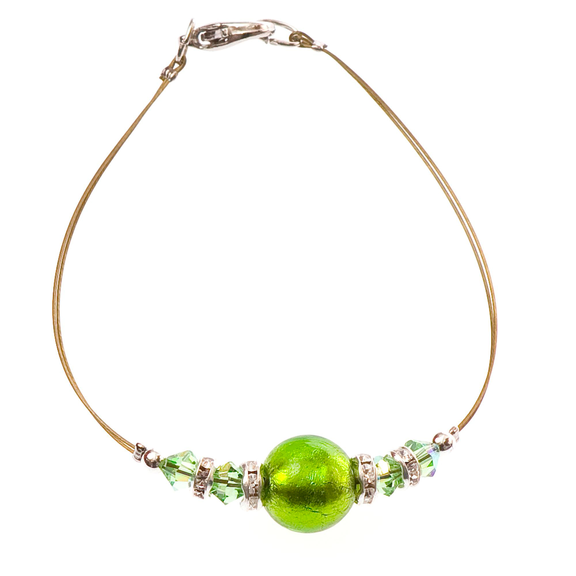 Armband Murano Glas "Udine II" Armschmuck-grün