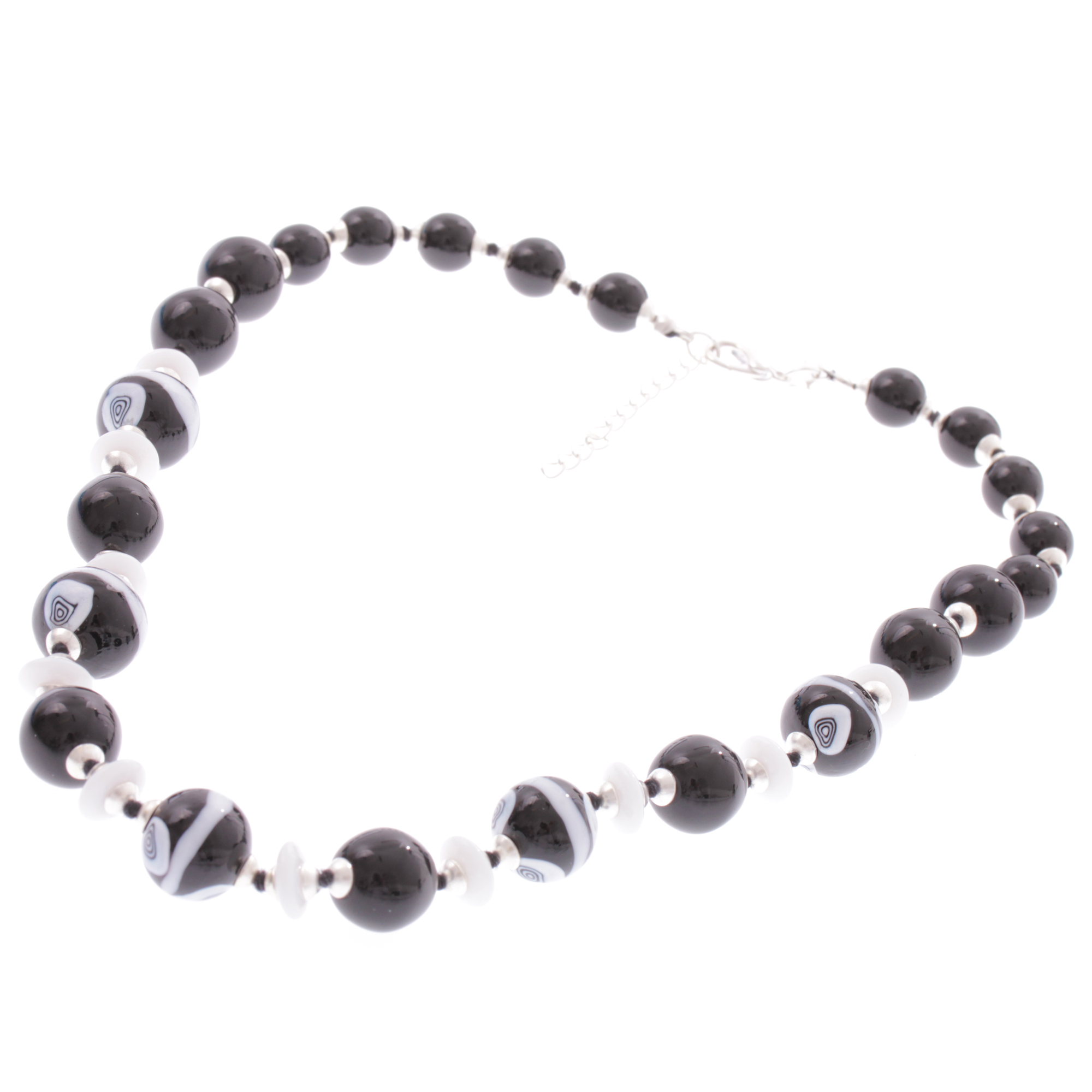 Kugel Collier "Charlotte" aus echtem Murano Glas