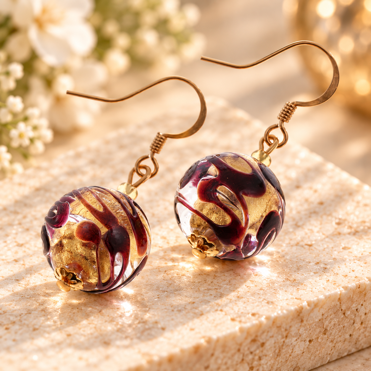Ohrschmuck aus Muranoglas