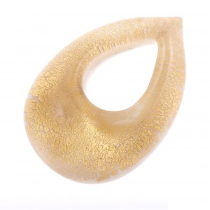 Erlesener Murano Glas Anhänger Model "Drop"-gold