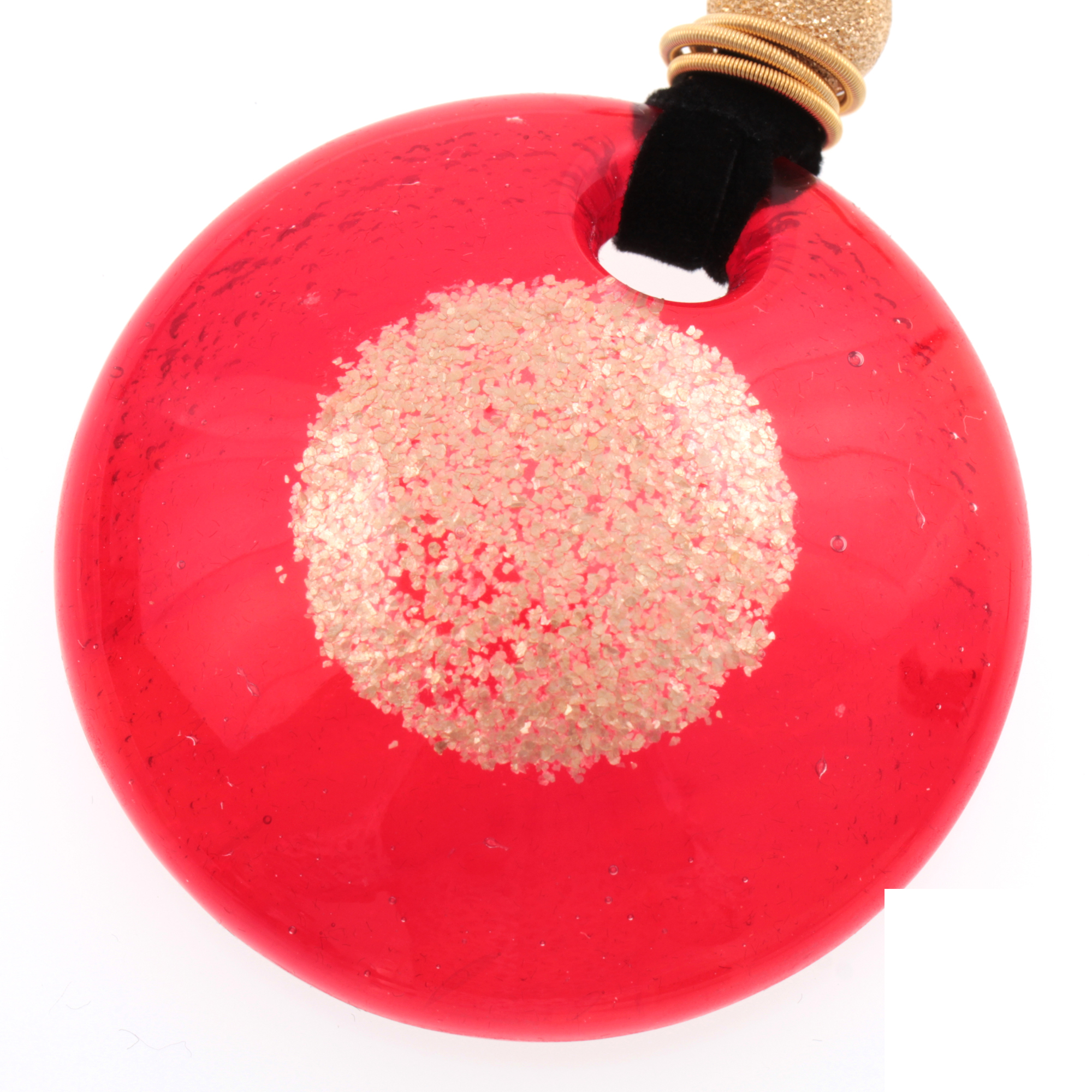 Modell "Starlight" echtes Murano Glas Collier-rot
