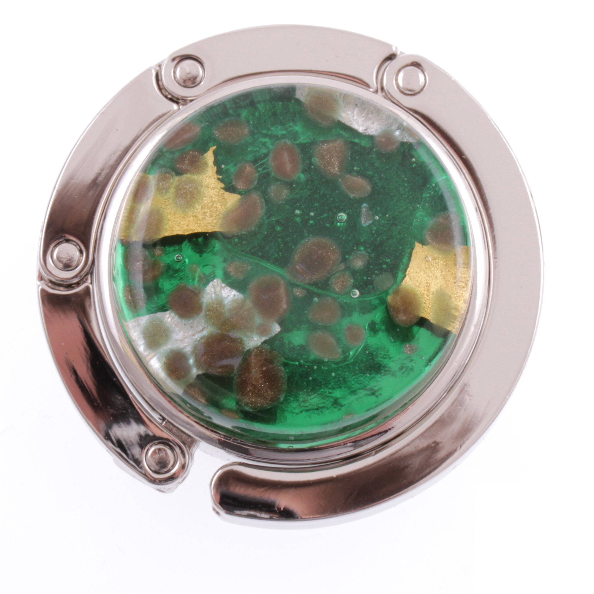 Murano Glas Taschenhalter-grün