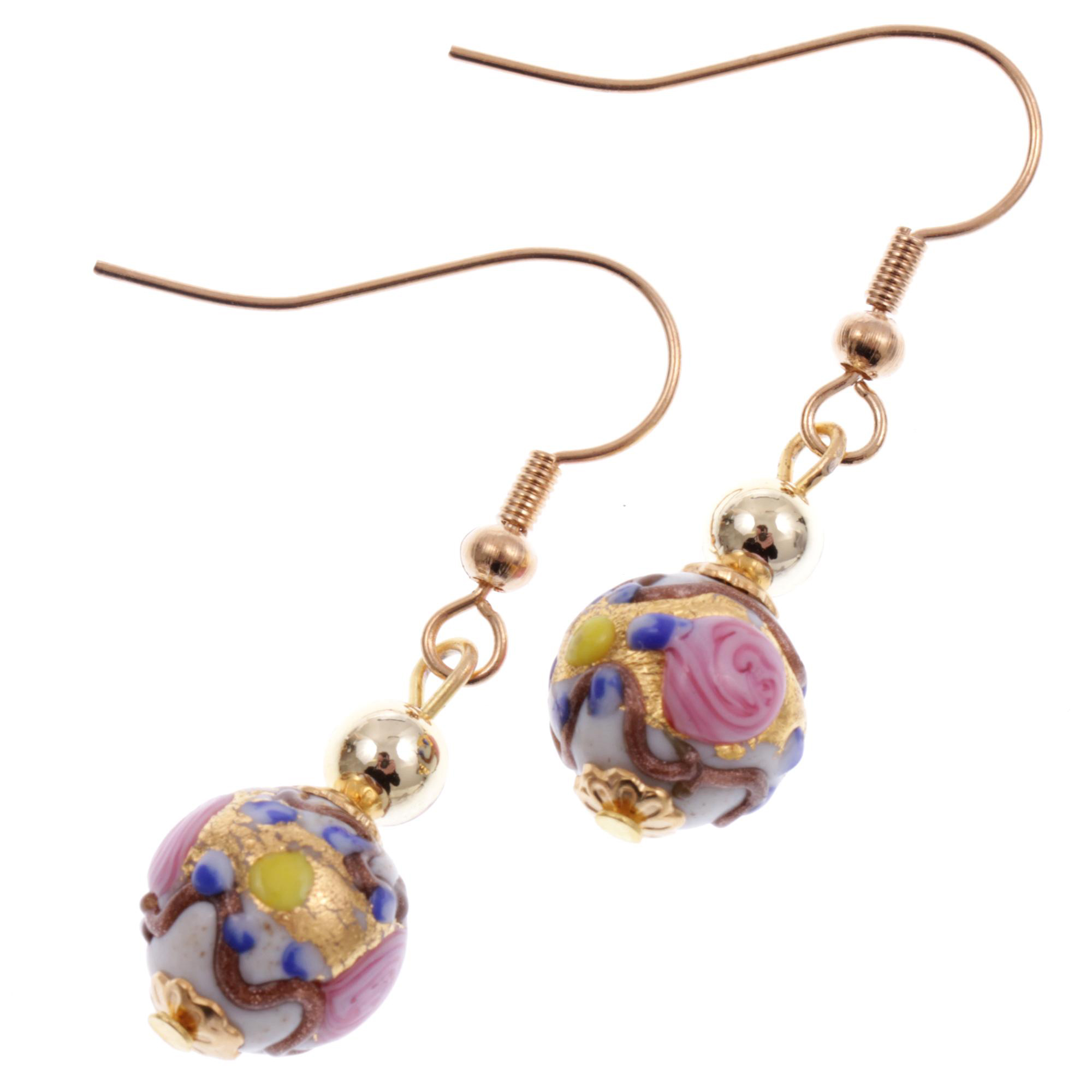 Ohrhaken aus Murano Glas "Los Angeles" Ohrschmuck