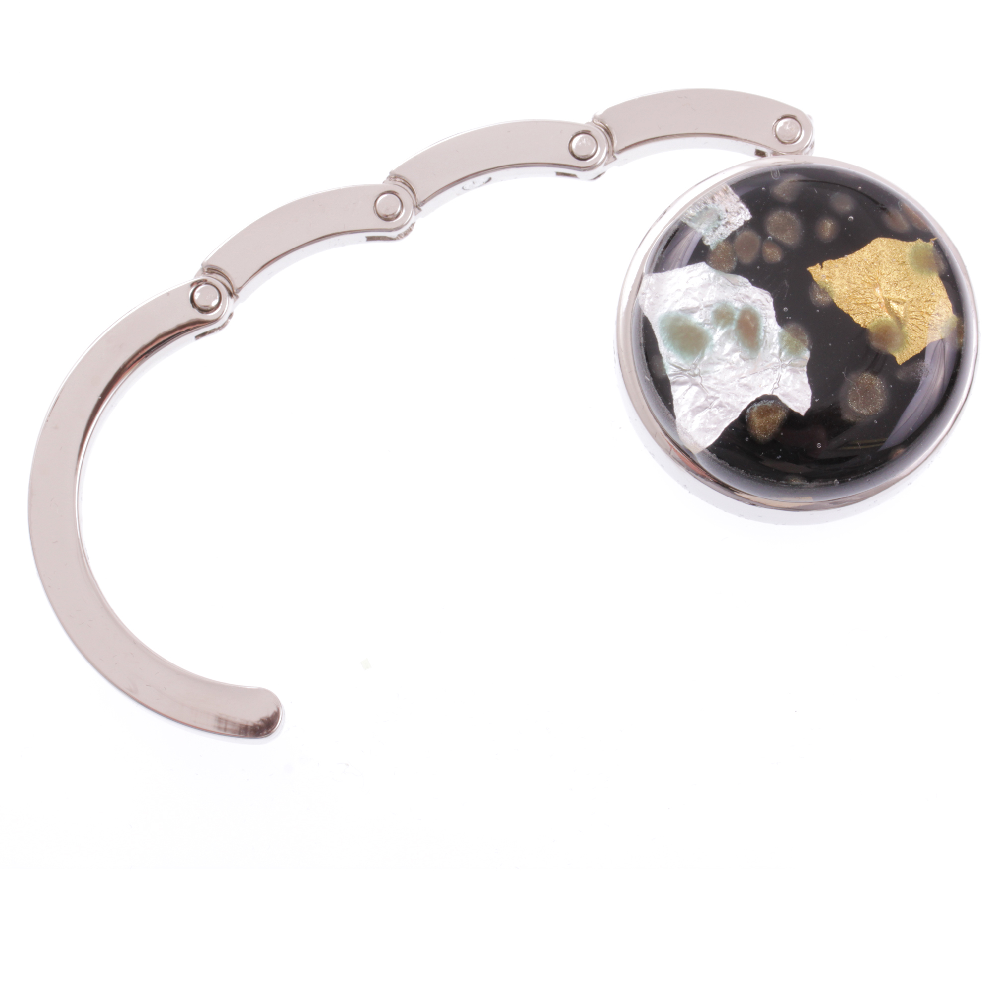 Murano Glas Taschenhalter-schwarz