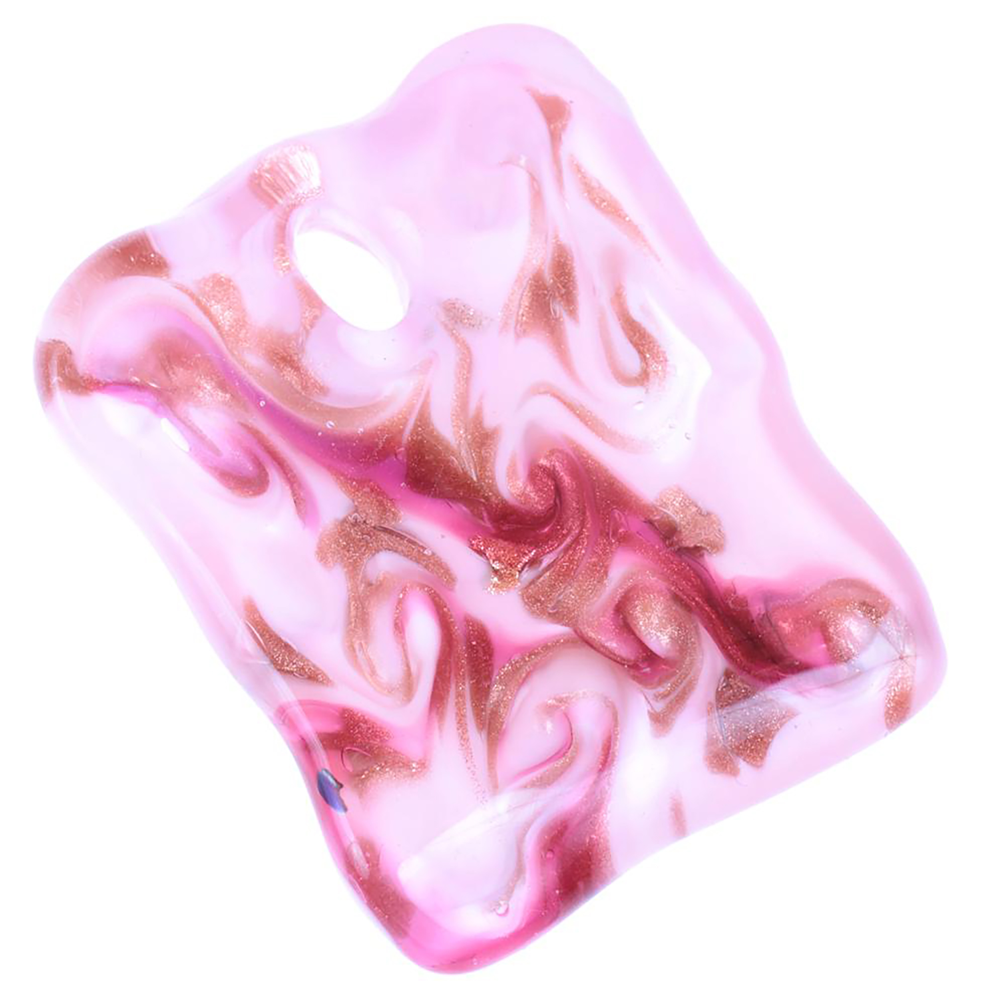 Originaler Muranoglas Anhänger "Virginia" amethist