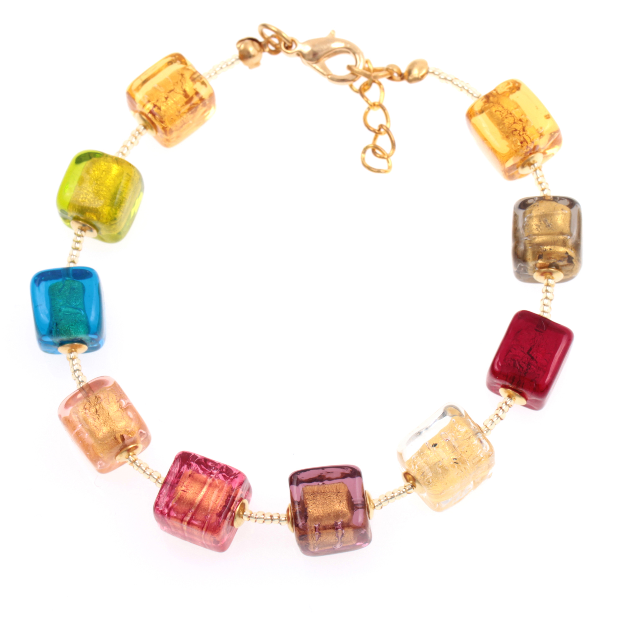 "Quadro" Murano Glas Armband "Quadro" Murano Glas Armband