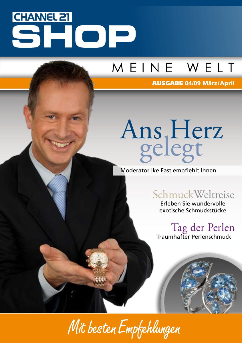 Titelseite des Channel21-Magazins