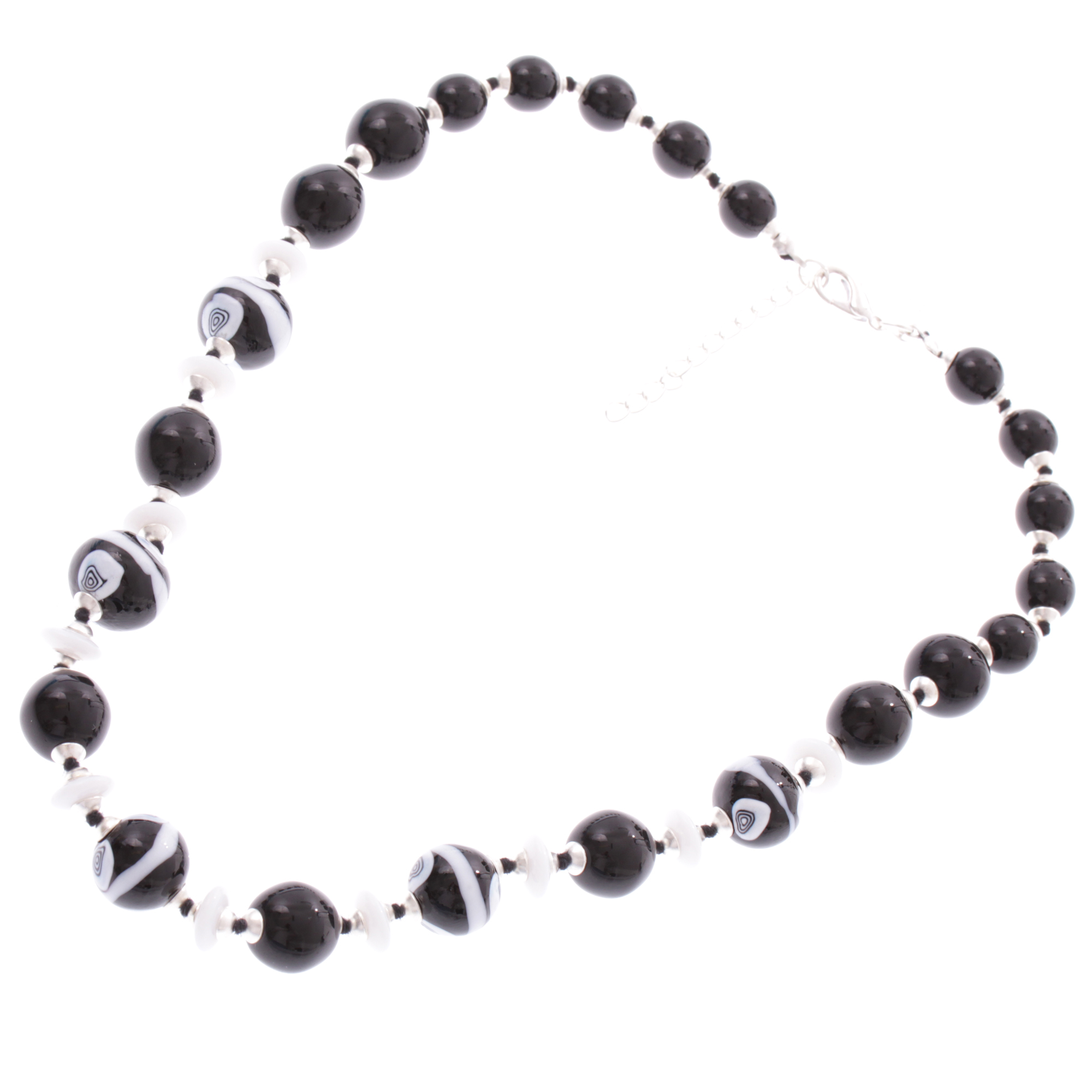 Kugel Collier "Charlotte" aus echtem Murano Glas