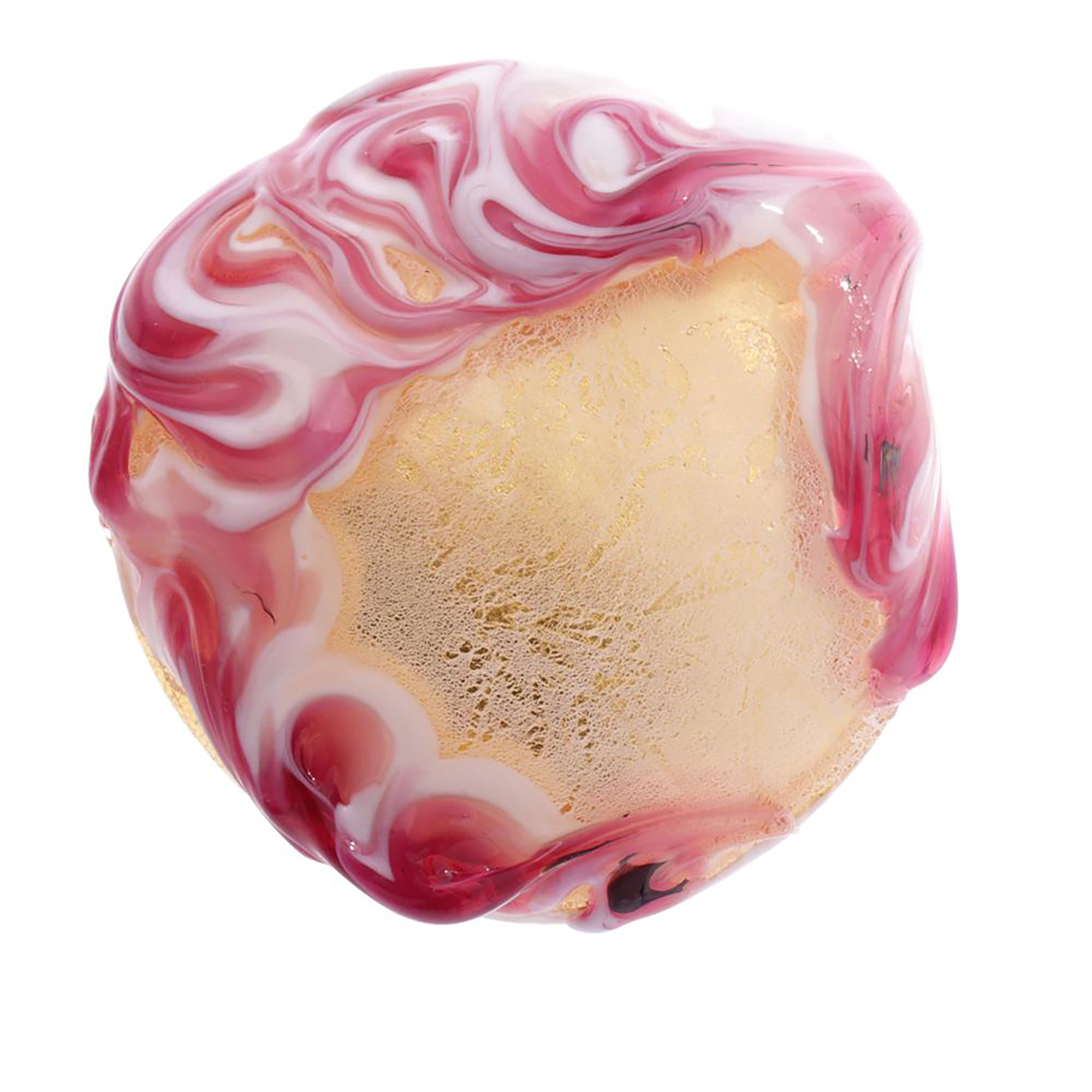 Murano Glas Collier "Caramella" Halskette-rosa