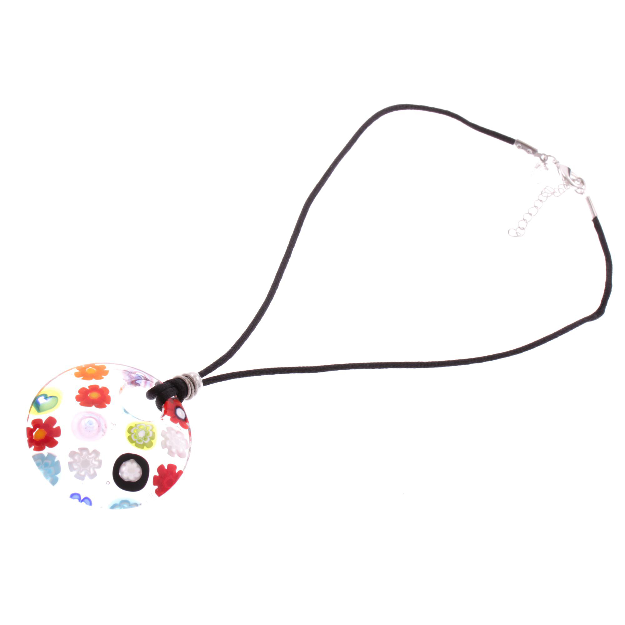 Murano Glas Collier "Starlight II" Halskette -mille fiori